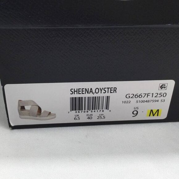 Dr. Scholl's Sheena Wedge Sandals Oyster Women's 9m NWT - Picture 5 of 5